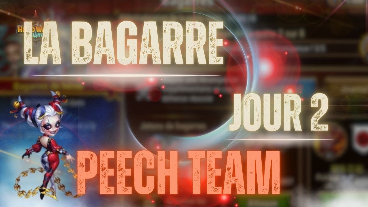 Bagarre De Heros - Peech Team -  Tips - Jour 2 - Hero Wars Alliance