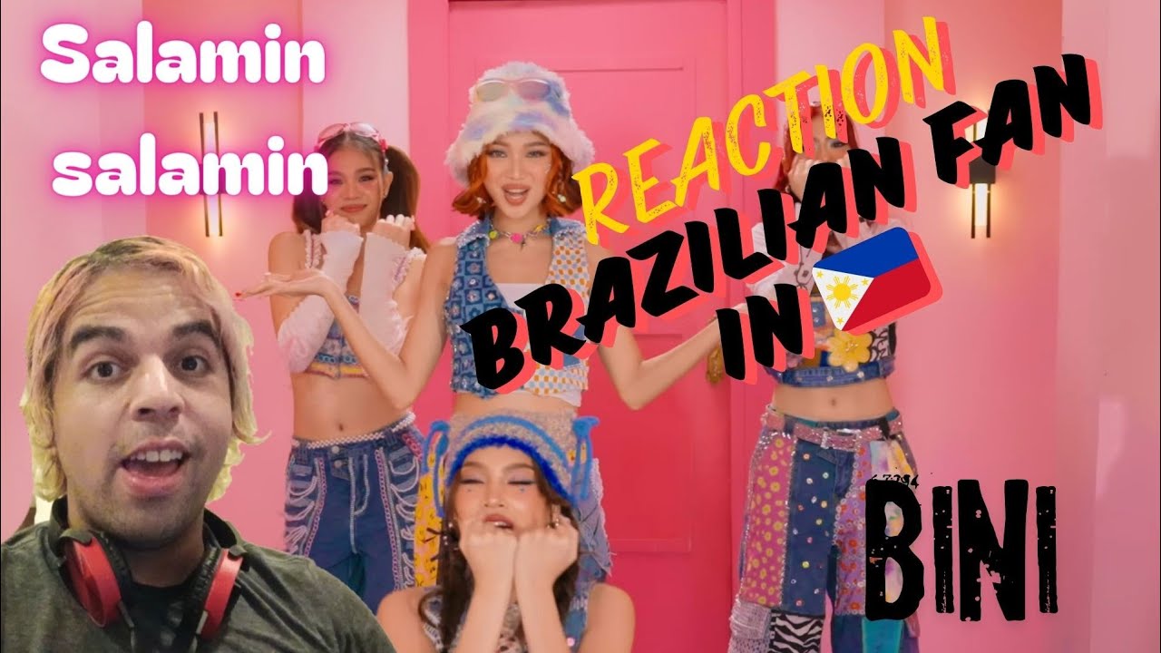 BINI | 'Salamin, Salamin' Official Music Video REACTION FOREIGNER FAN 🇧🇷🇦🇷 IN 🇵🇭 #tagalosubs