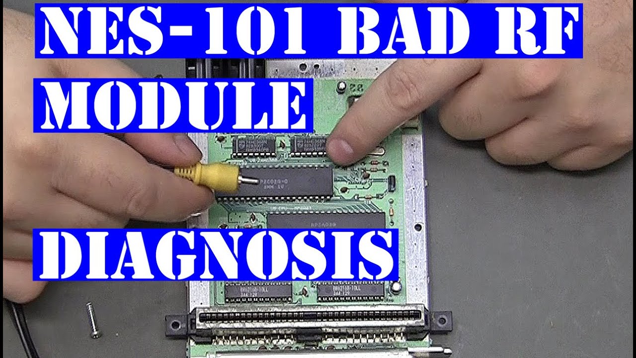 Ebay junk NES Top Loader - bad rf modulator diagnosis - Nintendo NES-101