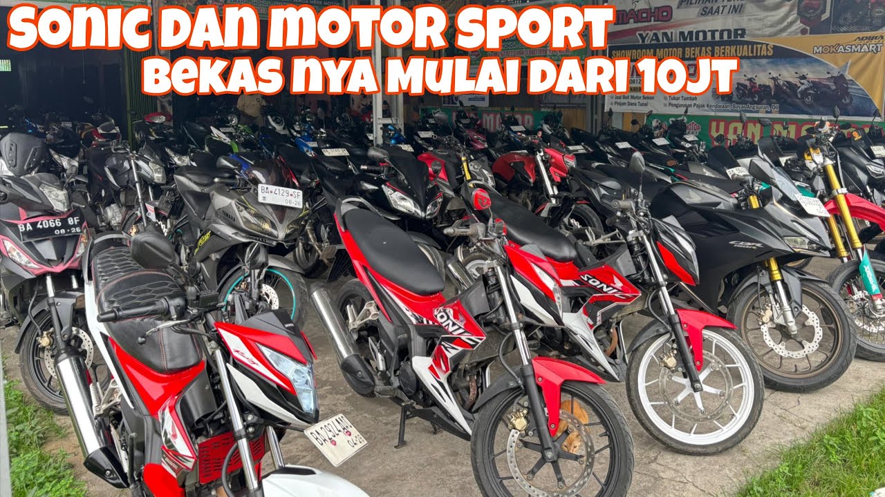 SONIC DAN MOTOR SPORT MULAI 10jt!?-#motorbekasmurah #motorcycle 