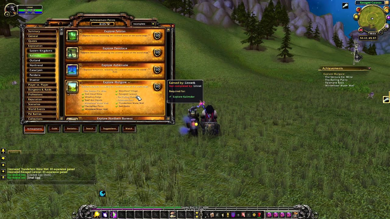Explore Mulgore Achievement