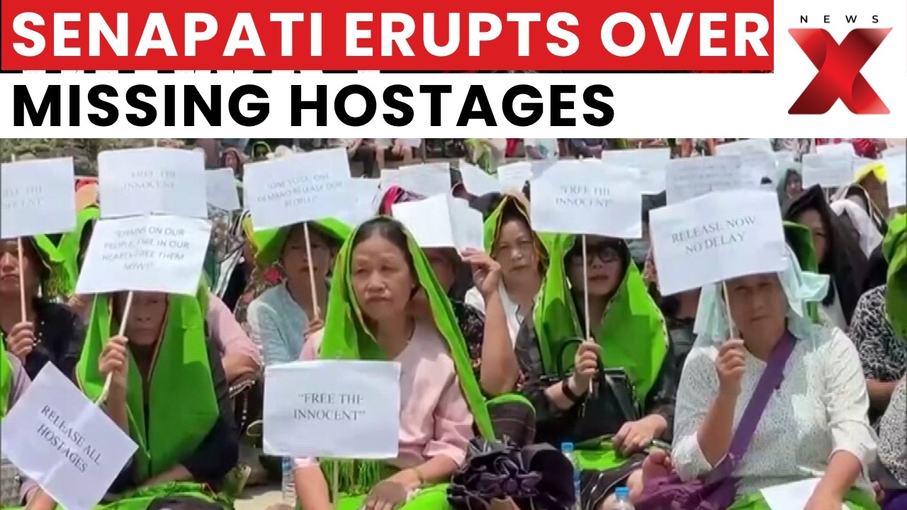 Hunt for Manipur Hostages | &ldquo;Bring Them Back&rdquo;: Women Lead Protest in Senapati District | NewsX