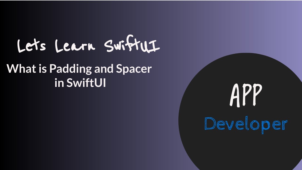 How to use padding and spacer in SwiftUI