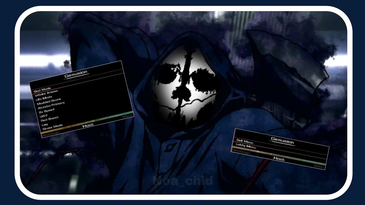 CALL OF DUTY GHOSTS GENUSION HOST MENU [HEN/CFW] [SPRX]