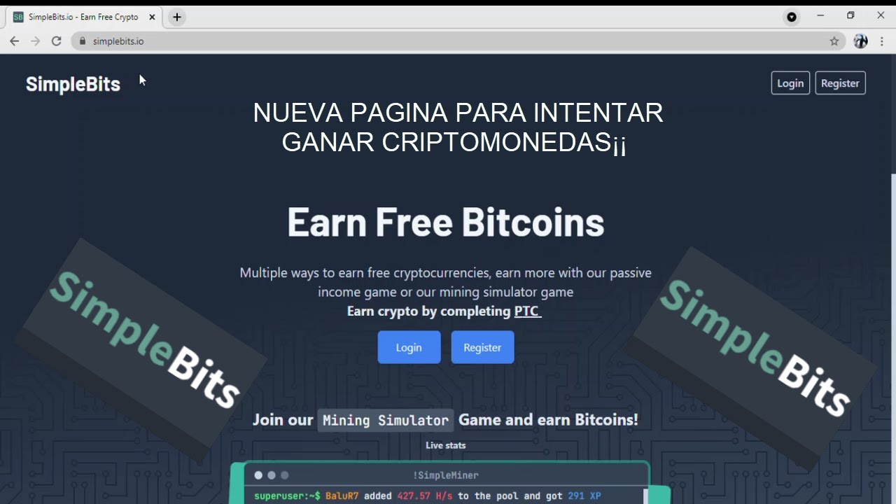 Como iniciar en SimpleBits + Estrategia, Pagina de Minado :)&iexcl;&iexcl;&iexcl;