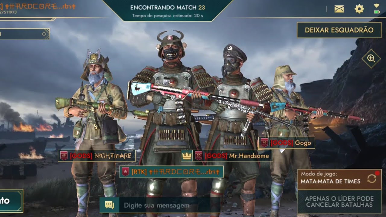 WORD WAR HEROES GAMEPLAY TEAM DEATHMATCH SQUAD ( GODS )