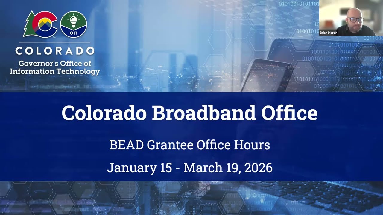 Kickoff Session: BEAD Provisional Awardee Office Hours, Jan. 15, 2026