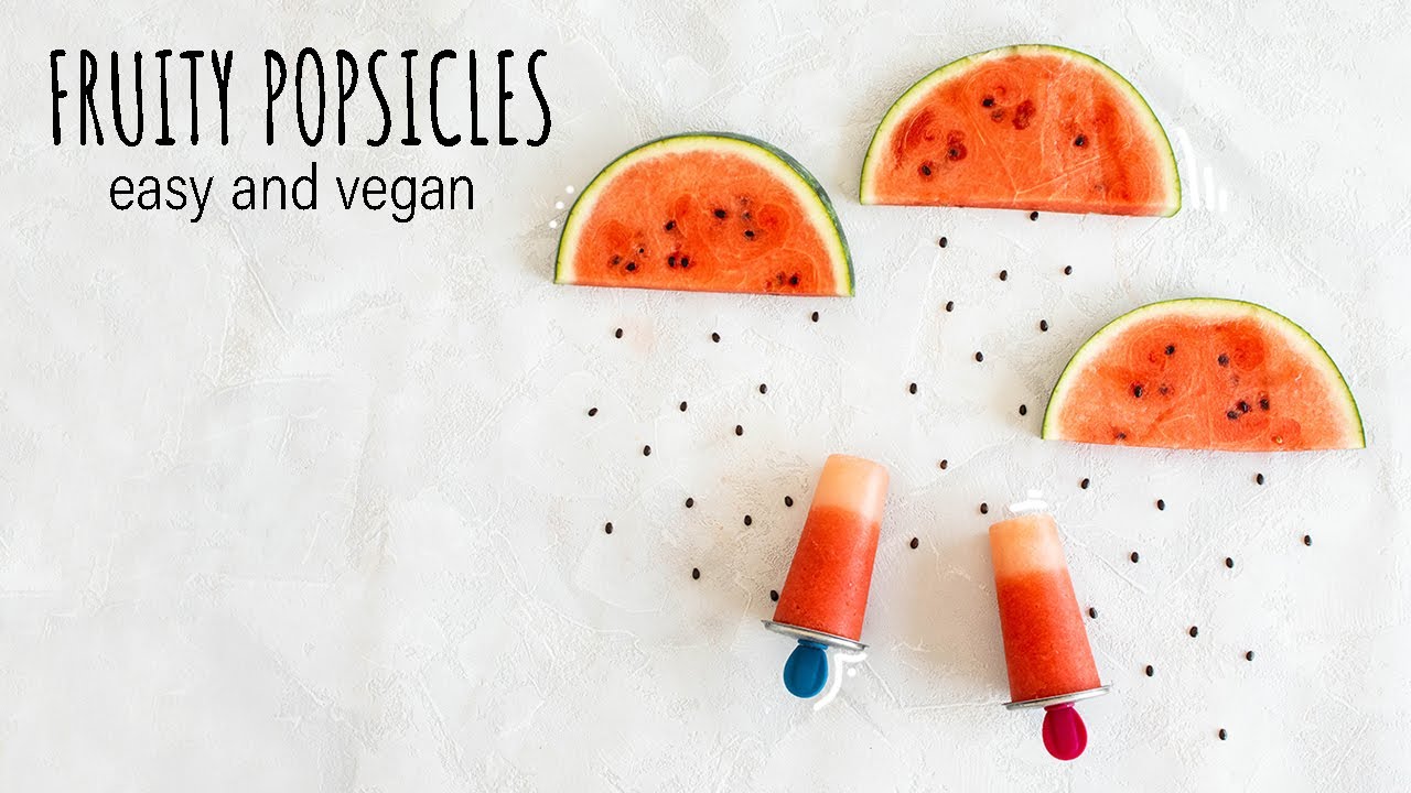 3 easy vegan popsicles &bull; ReShape. &bull; Fruity popsicles