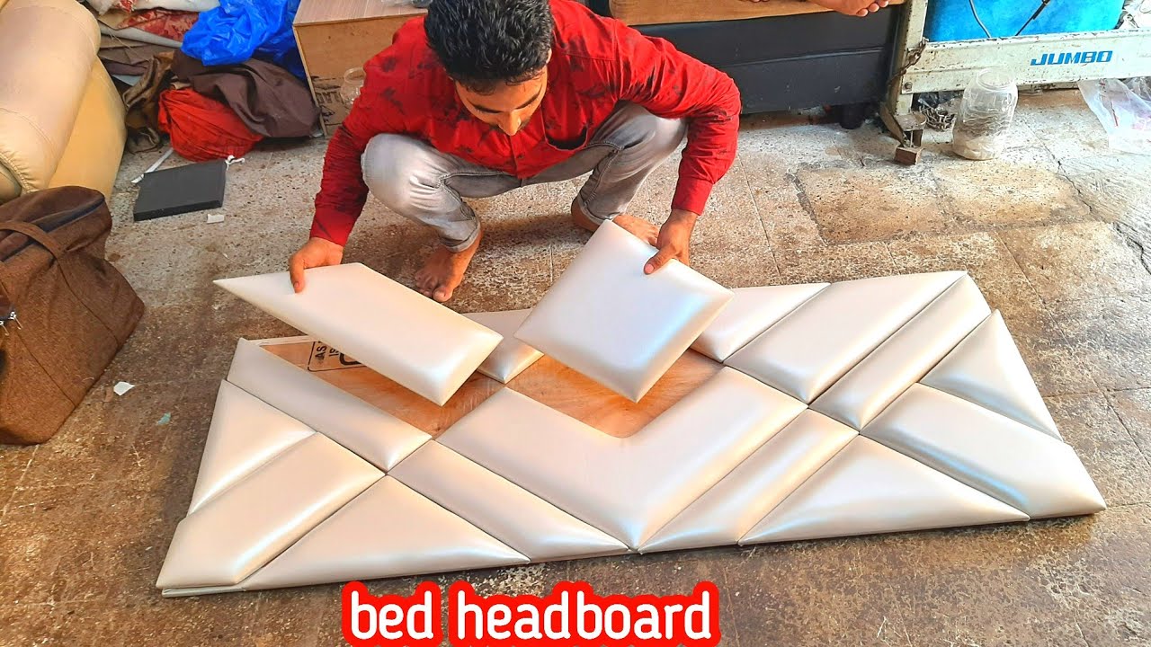 how to make headboard at home //with plywood//बेडरूम के लिए हेडबोर्ड कैसे बनाएं?