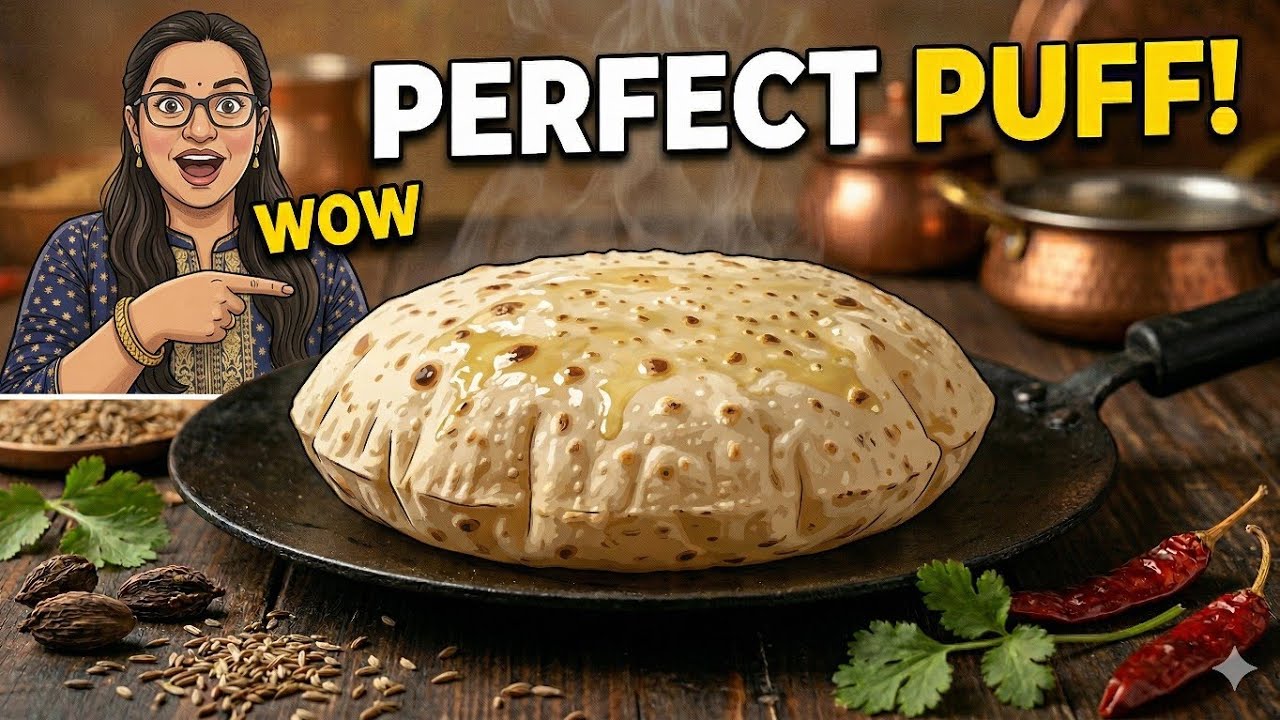 मऊ लुसलुशीत चपाती Soft chapati for beginners.