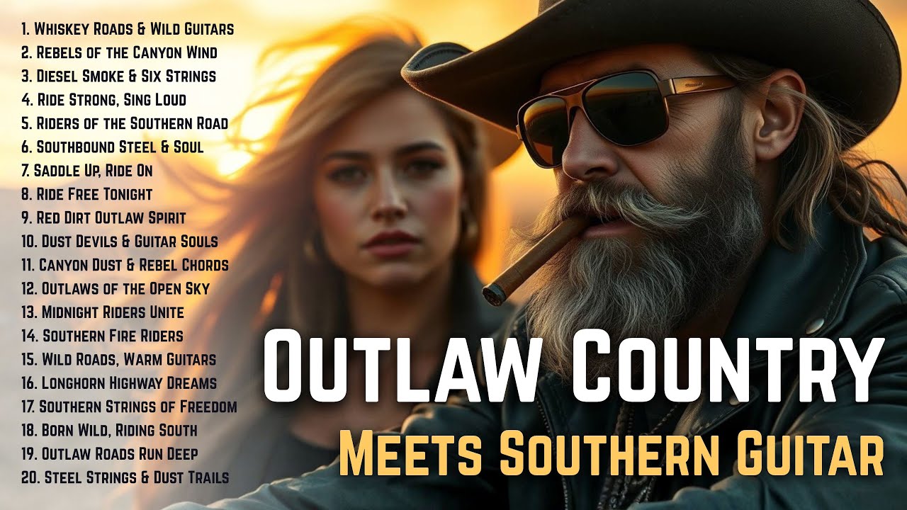 Outlaw Rock Playlist for Southern Riders | Born to Ride Free | A Must Have Playlist for Riders
