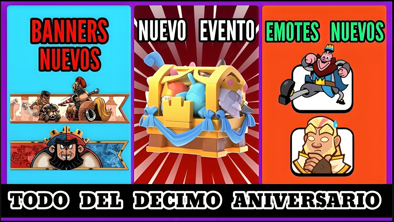 TODO sobre el 10° ANIVERSARIO de CLASH ROYALE 🏆 | Temporada 81