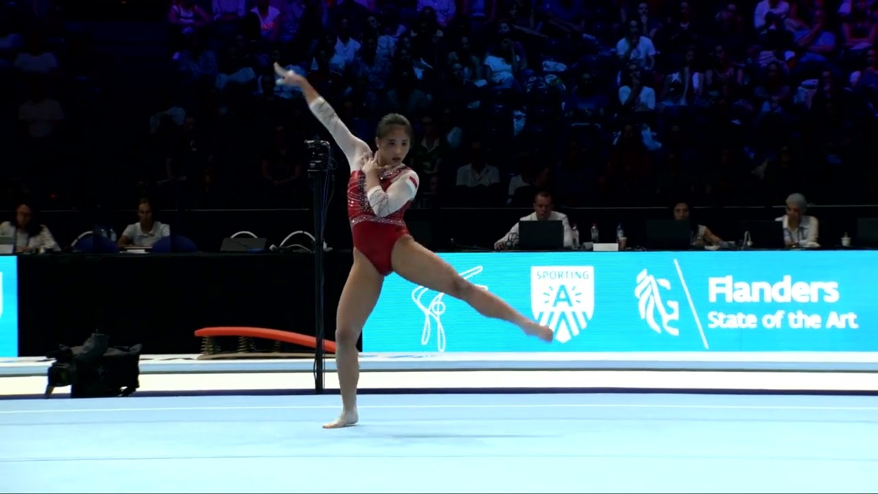 IRFANALUTHFI Rifda (INA)_2023 Artistic Worlds, Antwerp (BEL)_Qualifications_Floor Exercise