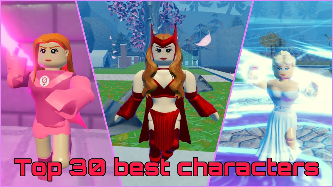 30 лучших персонажей в Heroes Online World Roblox. Часть 1/2