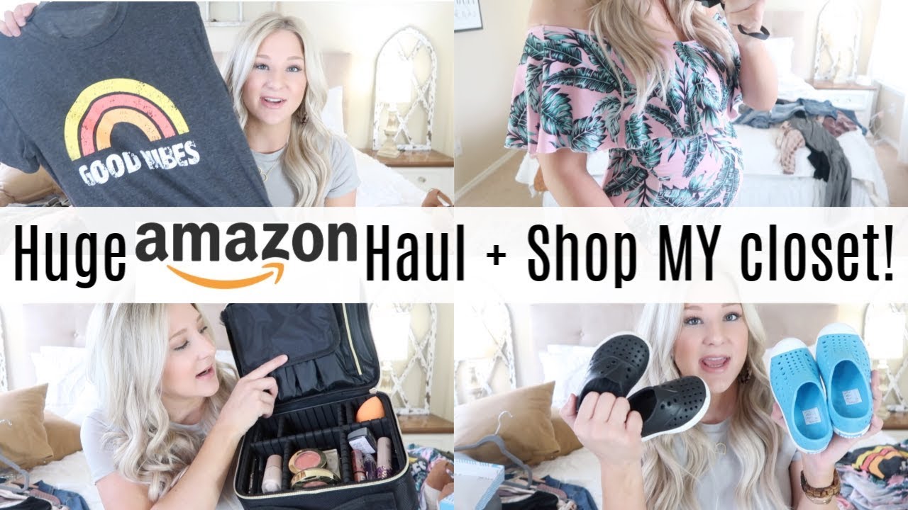 HUGE AMAZON HAUL 2019 | AMAZON FASHION, MATERNITY, ACCESSORIES | SHOP MY CLOSET!