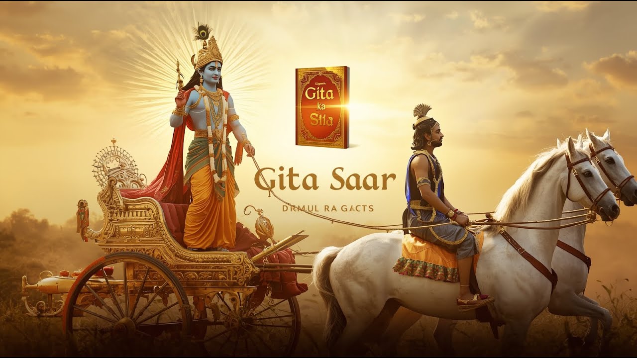 Gita Ka Saar | Soulful Krishna Bhajan | Bhagavad Gita Devotional Song