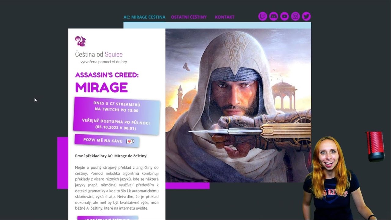 Čeština Assassin's Creed: Mirage | Překlad od Squiee