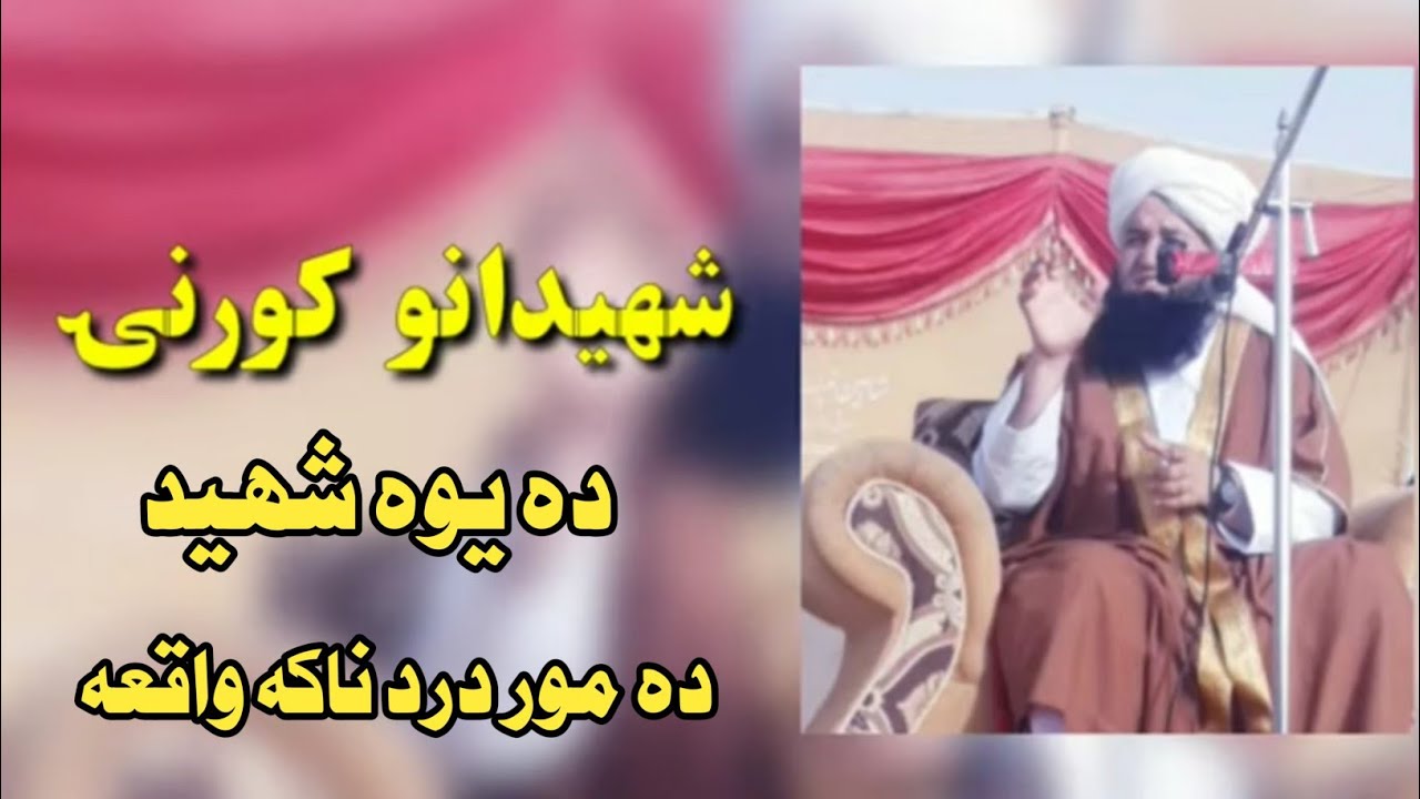 شیخ مولوی عبدالبصیر صاحب نوی دردونګی بیان // ده یوه شهید ده مور دردناکه واقعه😭😭