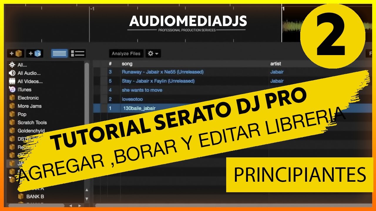 Turorial Serato DJ Pro como agregar música , como editar librería ,Historial y mas en Español