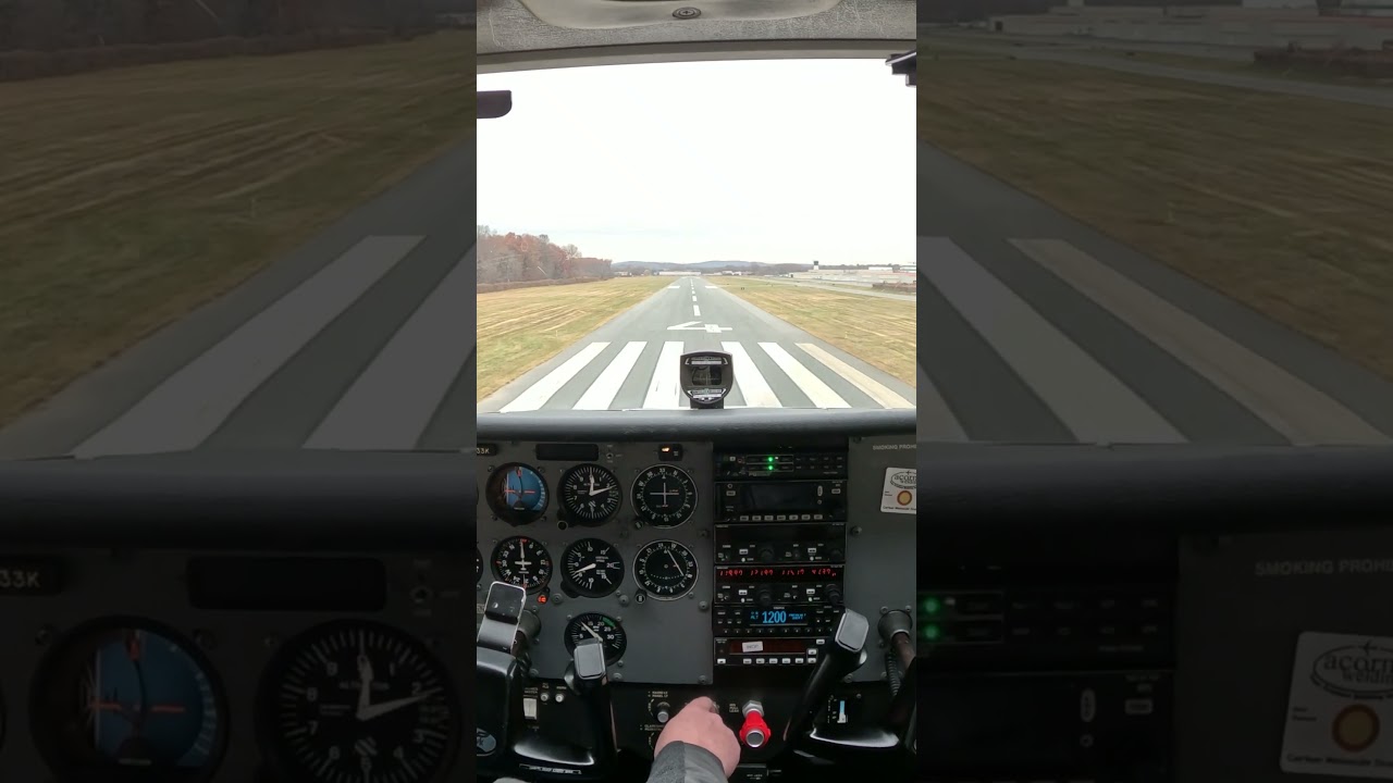 Flight Training Cessna 172 Landing #aviation #flying #privatepilot #flighttraining #cessna172