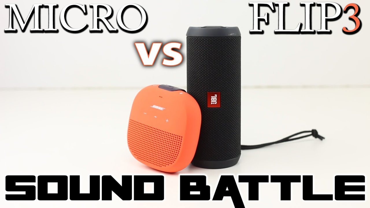 Soundlink Micro vs JBL Flip 3: Sound Battle