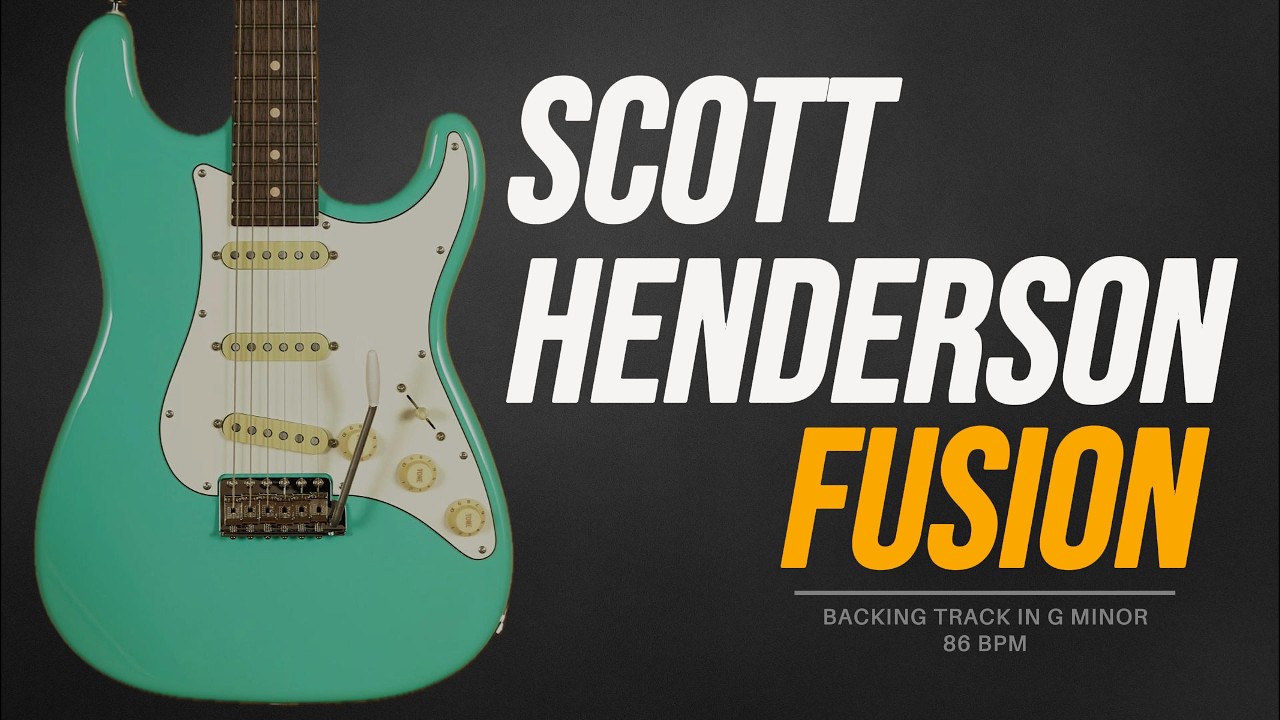 Scott Henderson Style Funk Fusion Backing Track in Gm