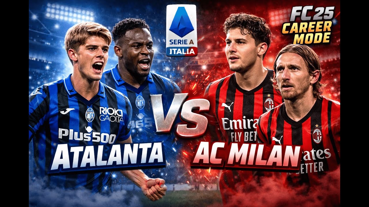 Atalanta vs AC Milan | FC 25 AC Milan Career Mode #6