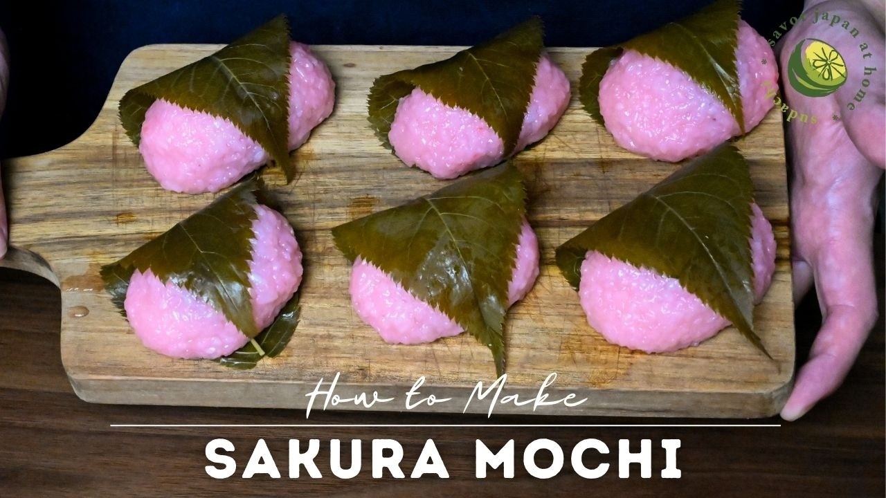 How to Make Sakura Mochi (Cherry Blossom Rice Cakes)