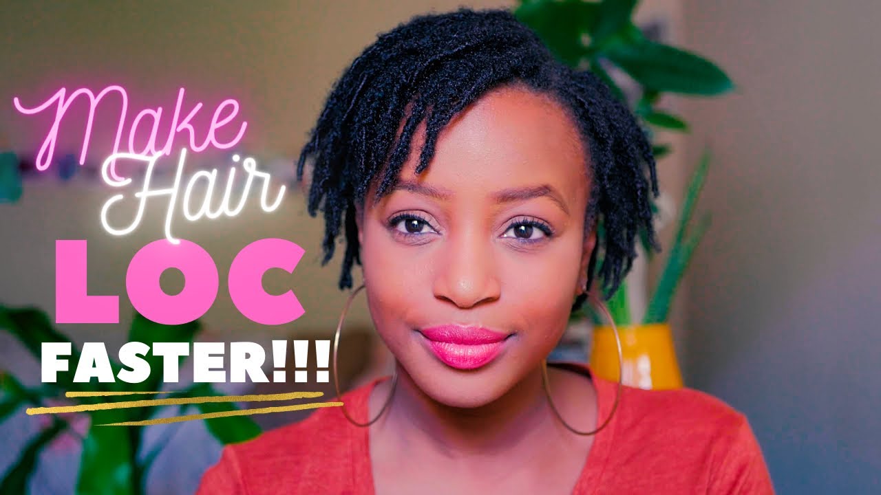 How to Make Hair Loc Faster (Two Strand Twist Starter Locs on 4C Hair)