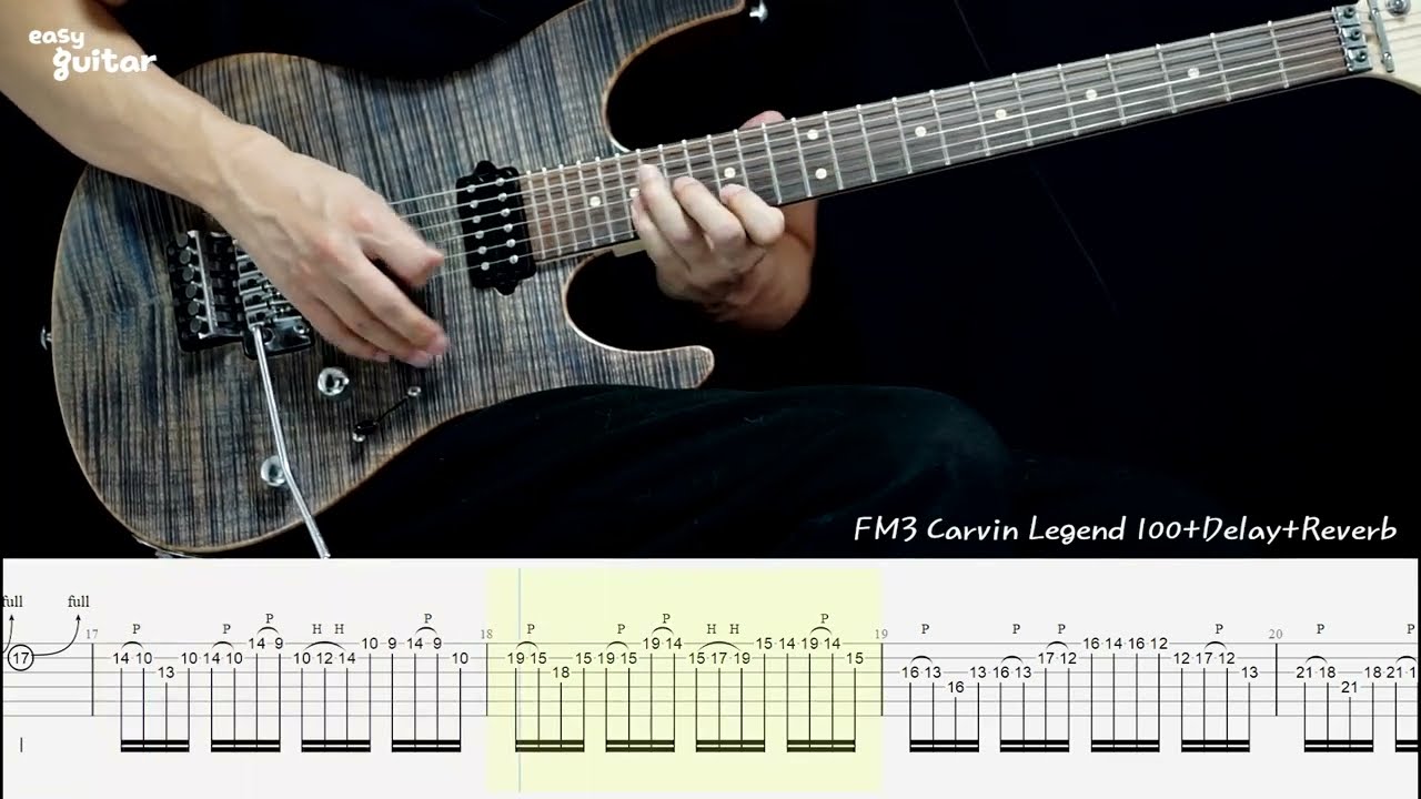 Racer X - Scarified Guitar Lesson With Tab Part.1/2(Slow Tempo)