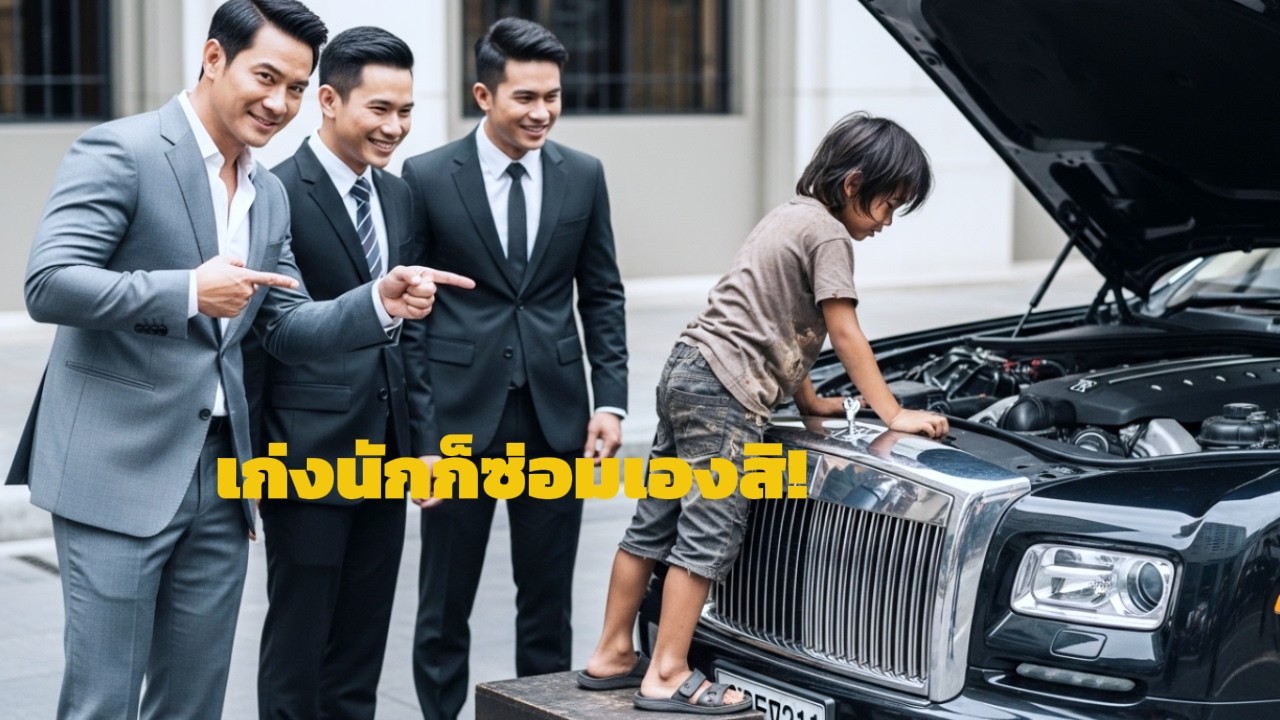 เด็กหญิงยากจนขอซ่อมรถหรูราคาแพง — CEO มหาเศรษฐีหัวเราะดูถูก แต่ตอนจบไม่มีใครคาดคิด!