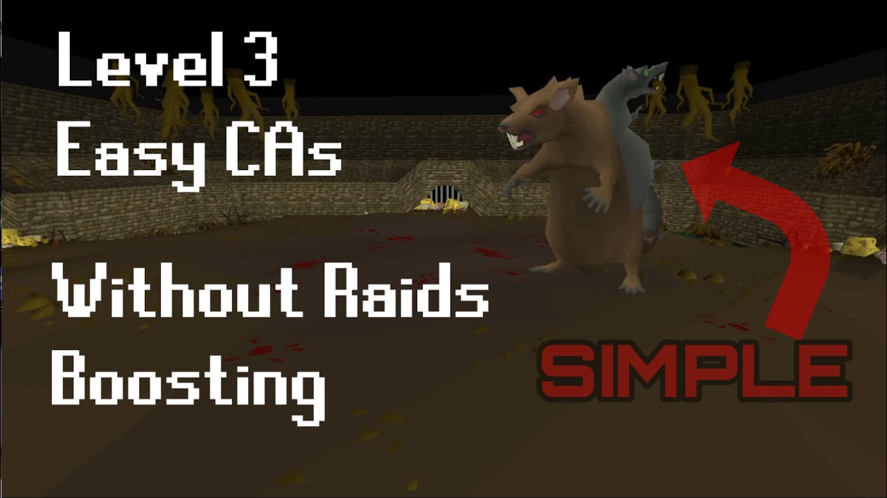 Level 3 Easy Combat Achievements WITHOUT Raids Boosting
