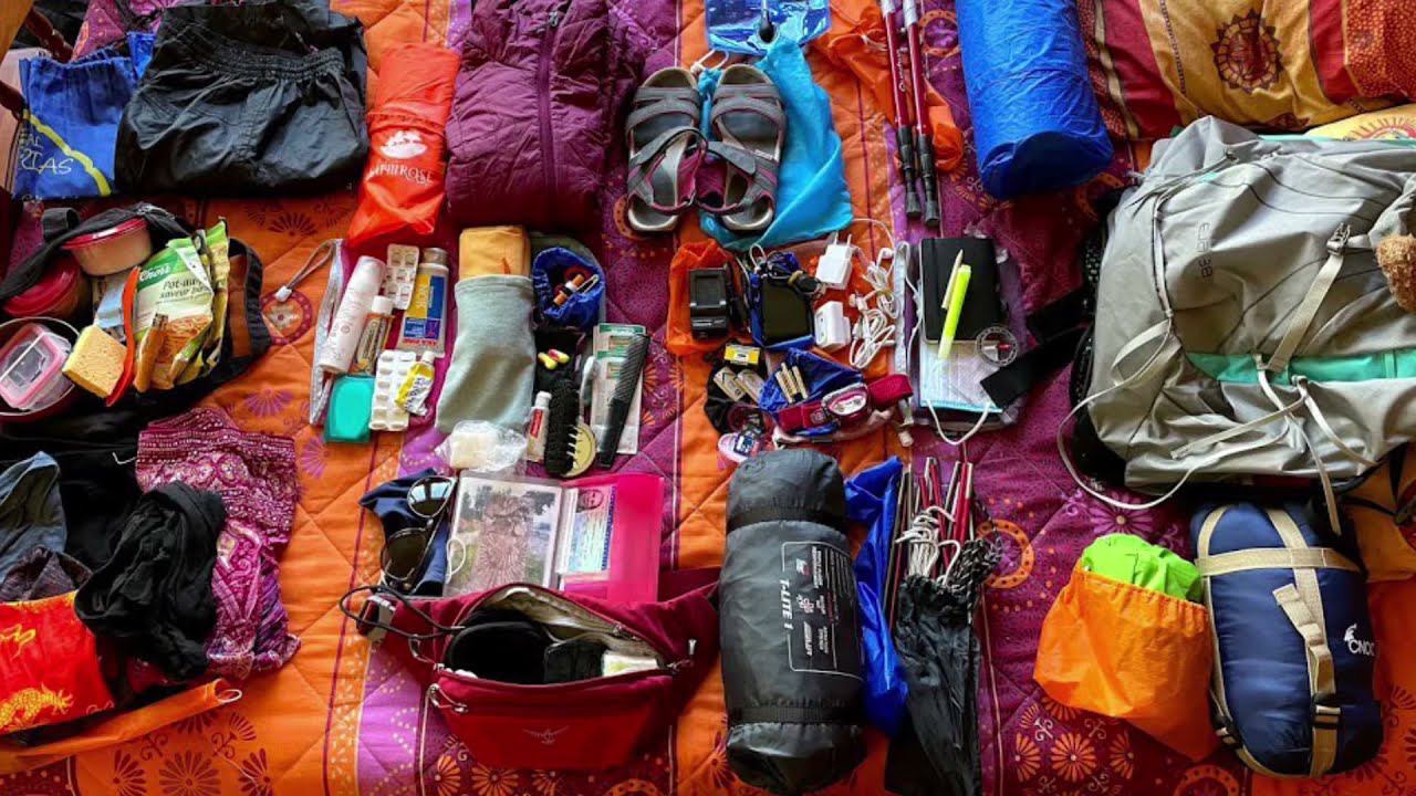 Mon Chemin de Compostelle - préparation de mon sac à dos