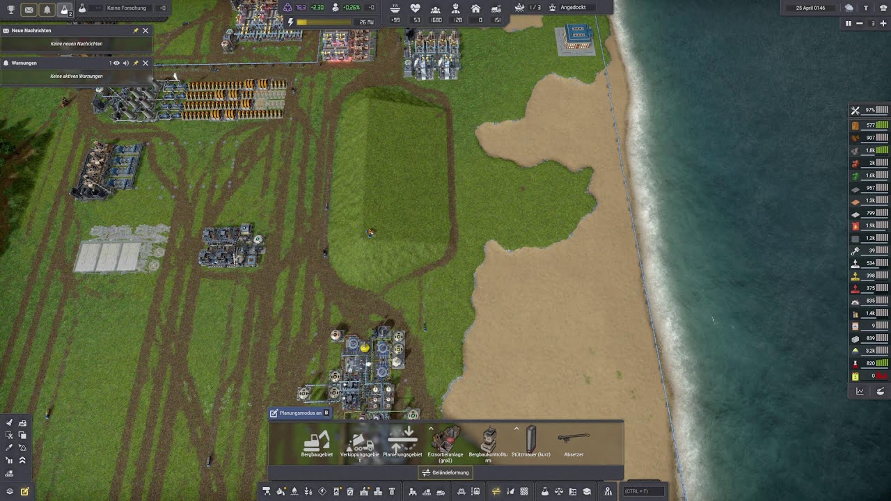 Captain of Industry [DE] - Neue Karte: Realistic peninsulaod