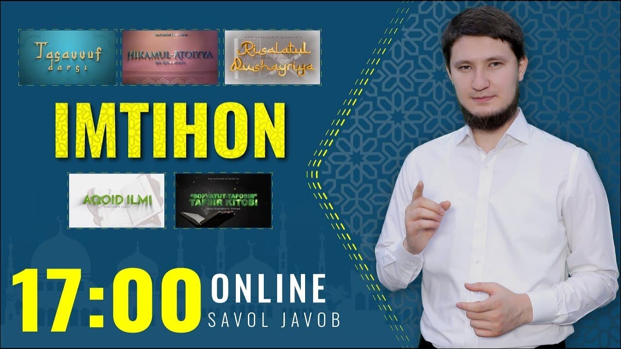 «Имтиҳон» онлайн савол-жавоб мусобақаси 32-сон