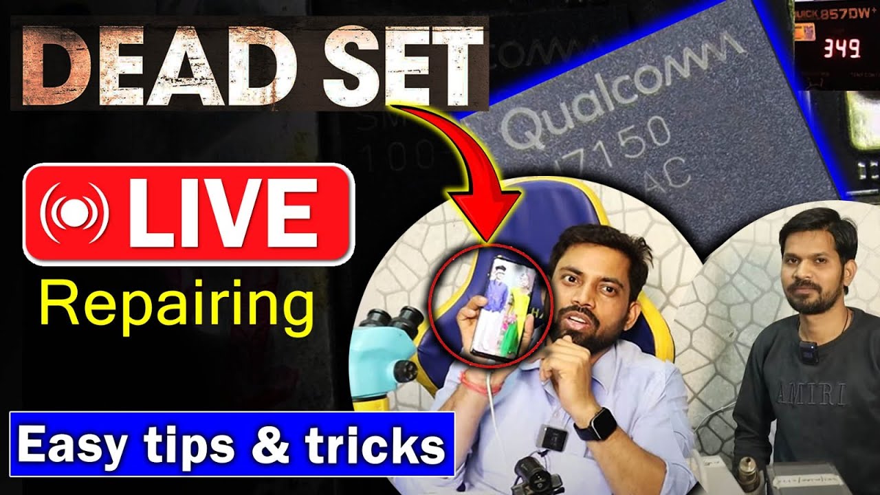☠️ Dead Set 🔴 Live Repair in the CLASS #cpureballing #poweric #mobile #repair #course #akinfo #phone
