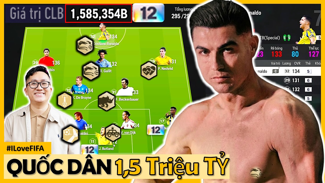 1,500,000 Tỷ Bay Màu I Love Mang Về Siêu Đội Hình 