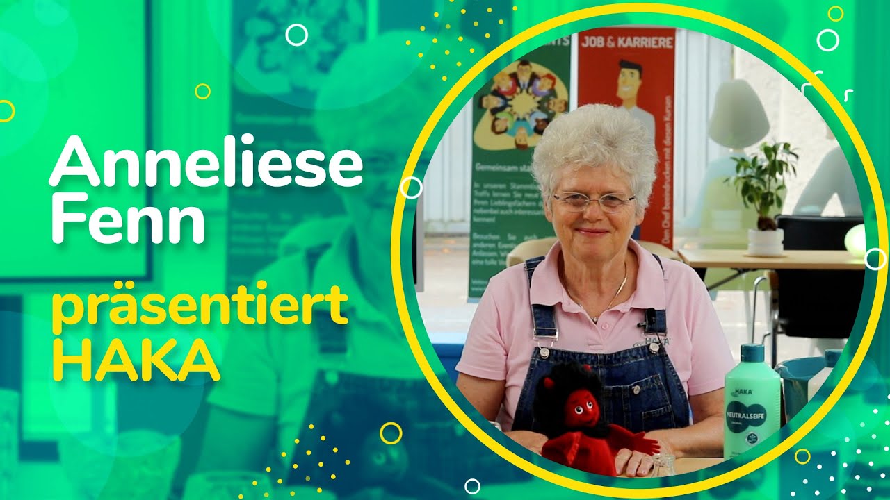 Anneliese Fenn präsentiert die HAKA Neutralseife