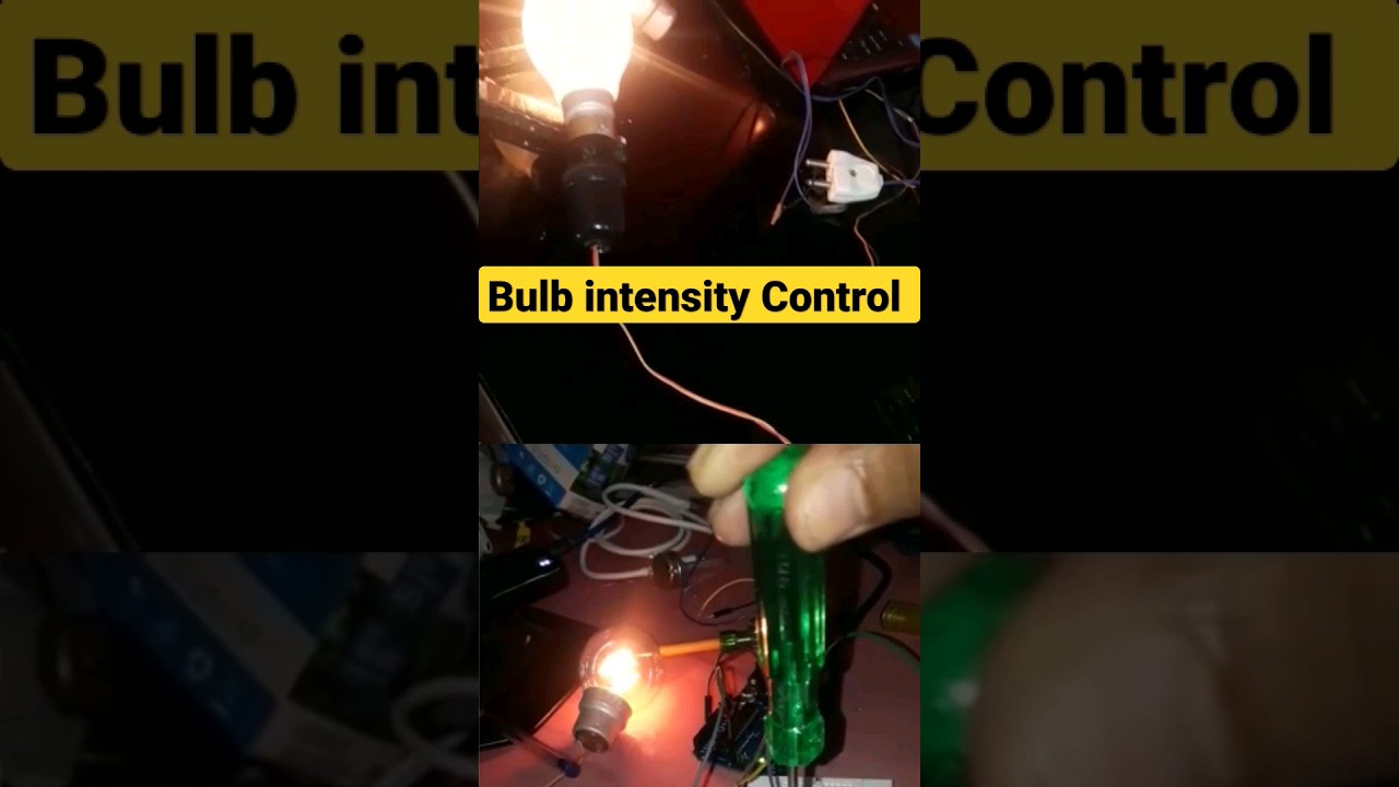 Light Bulb intensity Control #shorts  #ytshorts #2023inshort