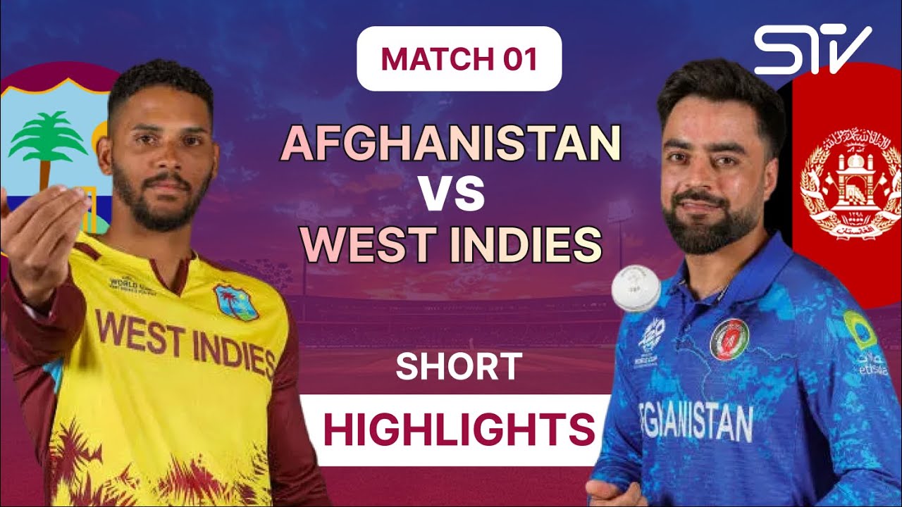 Short Highlights | Afghanistan vs West Indies | 1st T20I MATCH | 3213