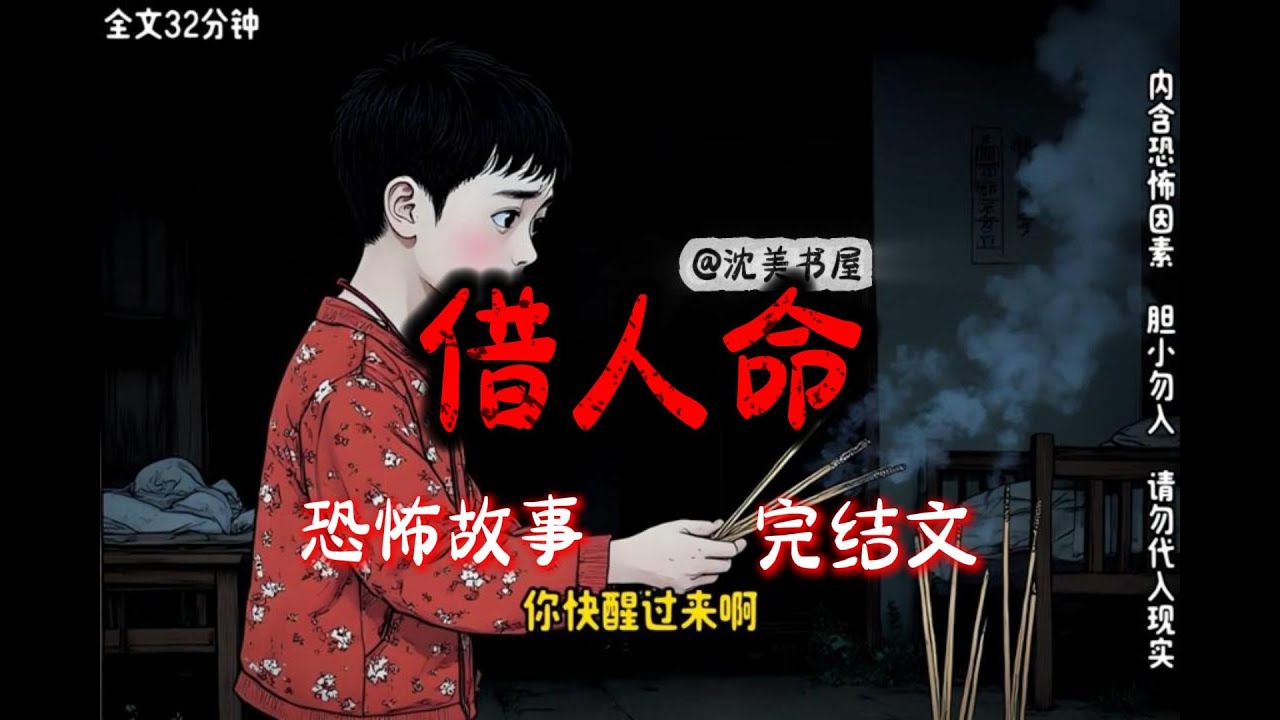 《借人命》31分钟 哄睡悬疑故事已完结。#沈美书屋 #悬疑恐怖故事#一口气看完系列#完结文#哄睡神器#民间故事