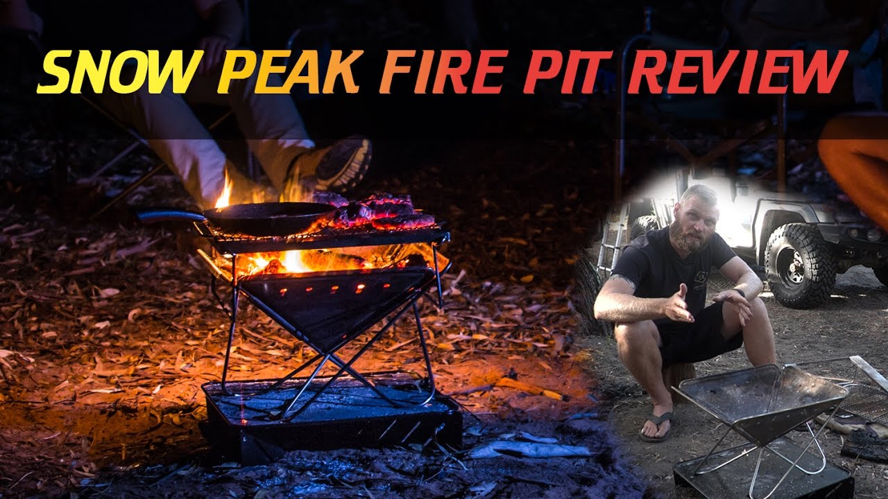 Snow Peak Fire Pit Review