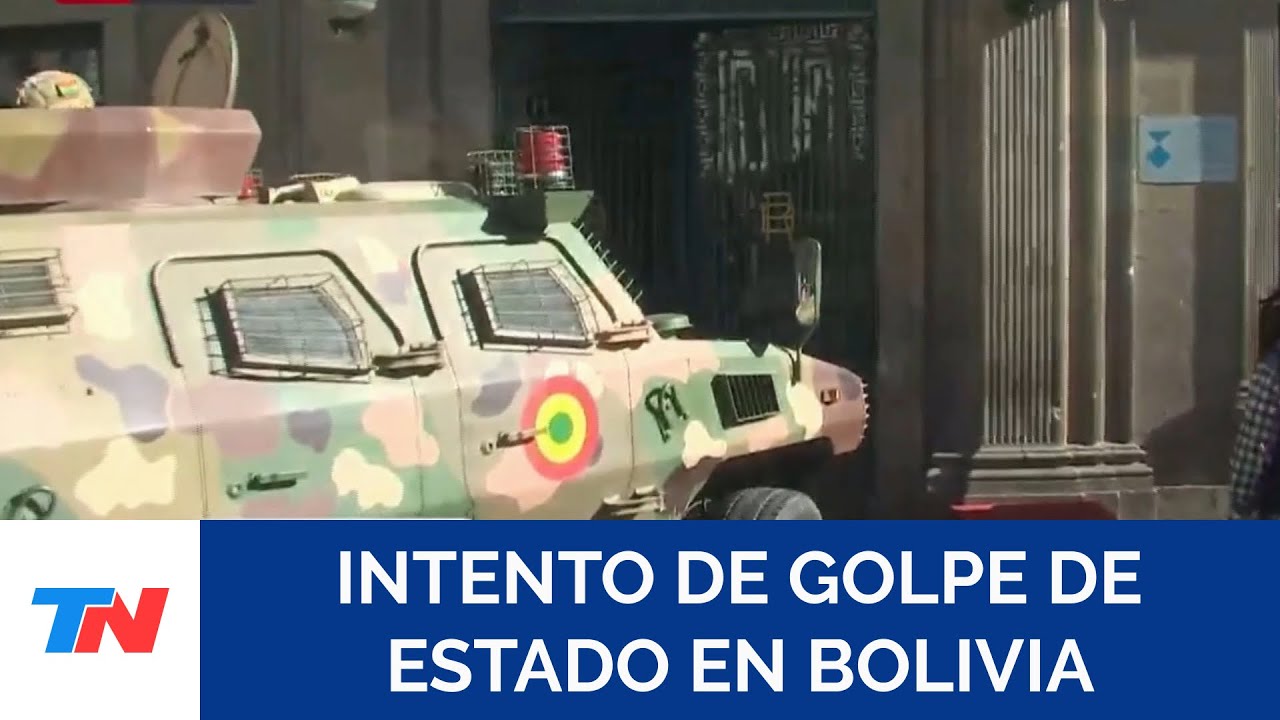 Así fue el momento en el que los militares ingresaron por la fuerza a la Casa de Gobierno en Bolivia