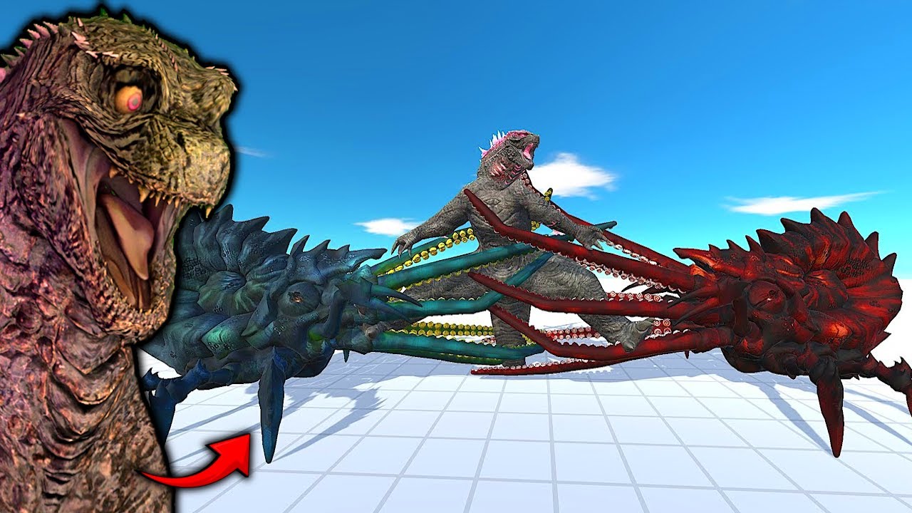 Evolved Godzilla vs Kraken ARMY in ARBS