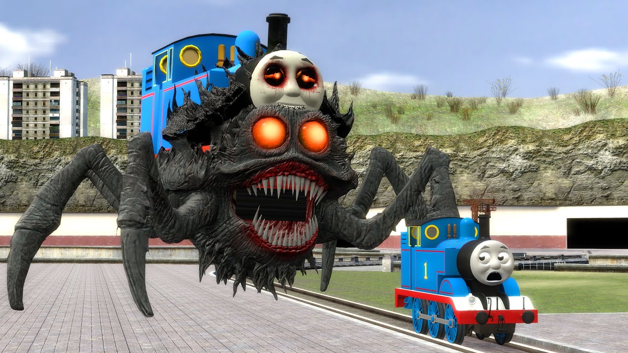 Building a Thomas Train Chased By Thomas the Train UNHINGED VERSION in Garry's Mod