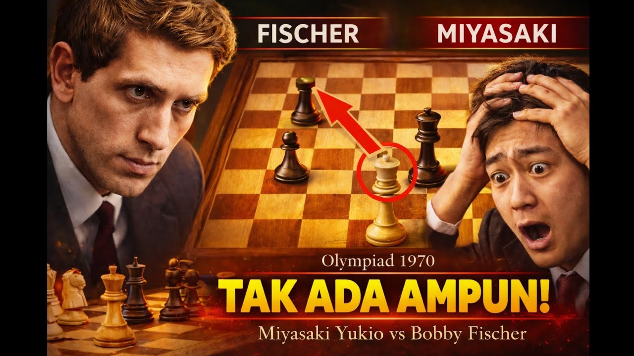 “Bobby fischer vs miyasaki yukio (@ChessbaseIndonesia)