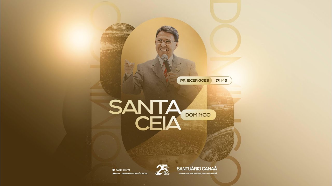 CEIA! PERSPECTIVA DE VIDA TRANSFORMADA - PR. JECER GOES - 05/10/2025