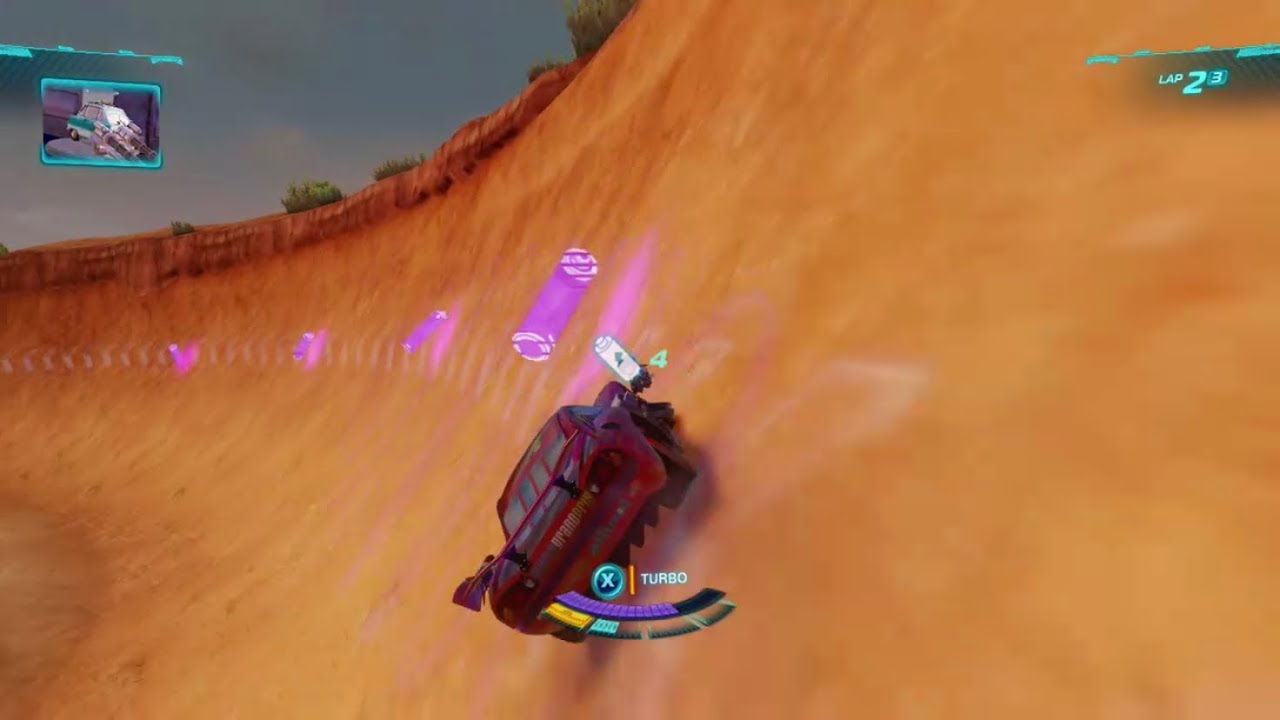 Cars 2 The Video Game | Lightning McQueen - Canyon Run on Survival |