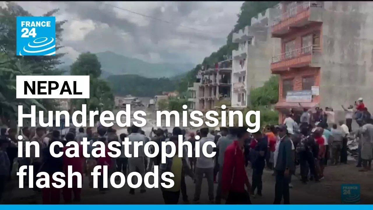 Hundreds missing in Nepal catastrophic flash floods &bull; FRANCE 24 English