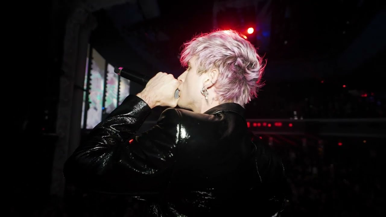 Machine Gun Kelly and Oli Sykes Debut NEW SONG 'MAYBE' at Emo Nite LA